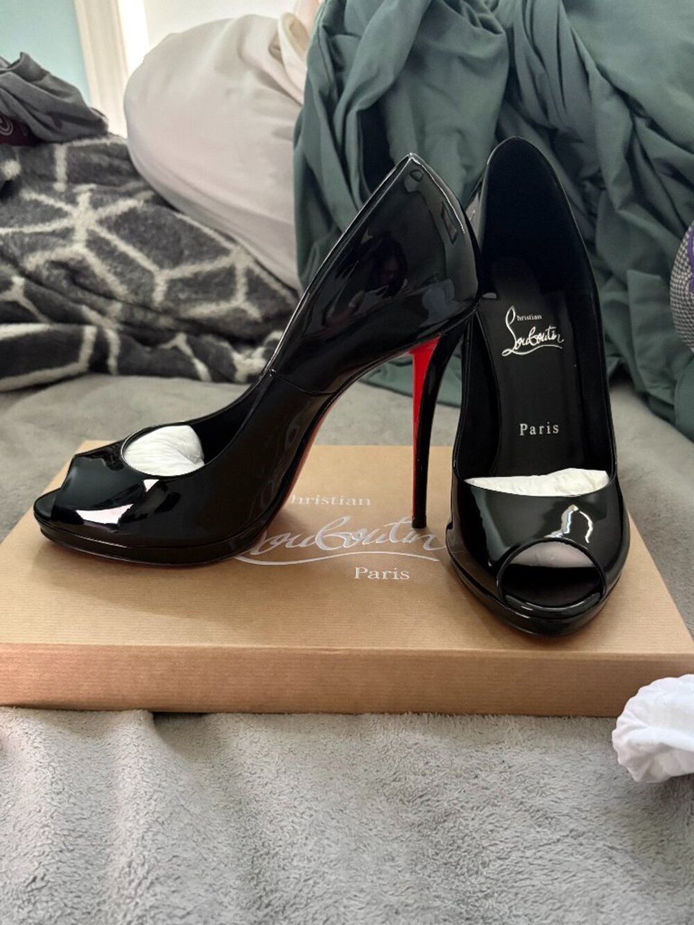 Lady Z 120mm Christian Louboutin Forever Red Soles